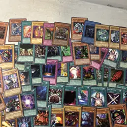 Yugioh 100 card lot - elemental heroes, toon dragons, dragons, and more - Image 4