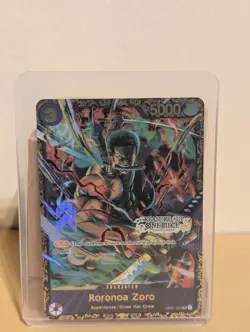 One Piece Card Game: Roronoa Zoro Treasure Cup Custom Card Proxy OP01-025 - Image 2