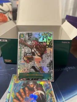 One Piece TCG English Legacy of the Master Jewelry Bonney Card OP12 -118 Manga - Image 1
