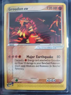 Groudon Ex 002 - Promo - Pokemon Card - Near Mint Condition - Image 1