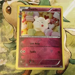 HOLO Swirlix RC19/RC32 NM - Yuka Morii Clay Art XY Generations Pokemon Card RC - Image 1