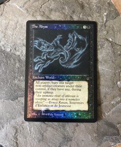 MTG - The Abyss - FOIL - Legends - Legacy - Alt Art - EDH - WATCH VIDEO OF ITEM! - Image 1
