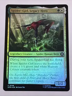 MTG Universes Beyond: Spider-man Spider-Girl, Legacy Hero Foil 0149 NM - Image 1