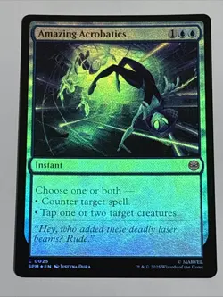 MTG Universes Beyond: Spider-man Amazing Acrobatics Foil 0025 NM - Image 1