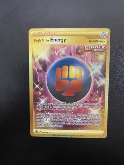 Pokemon TCG SS Battle Styles 183/163 Single Strike Energy Secret Gold Card - Image 1