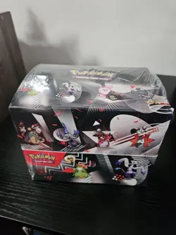 SEALED Pokemon TCG: S&V Black Bolt & White Flare Unova Mini (8 tins/16 packs) - Image 1