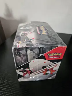 SEALED Pokemon TCG: S&V Black Bolt & White Flare Unova Mini (8 tins/16 packs) - Image 3