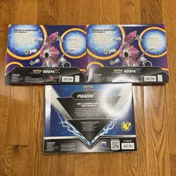 Pokemon TCG: 1x Pikachu V Box + 2x Hoopa V Box In Hand Free Fast Shipping - Image 2