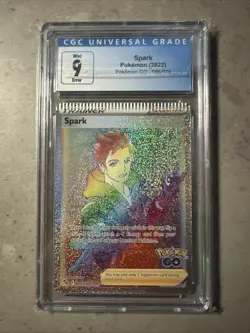 SPARK 85/78 POKEMON GO RAINBOW SECRET RARE!! Pokemon GO Grade9 - Image 1