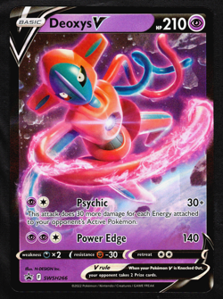Deoxys V SWSH266/Unknown Sword & Shield Promos Promo 2022 NM Pokemon TCG - Image 1