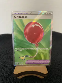Air Balloon 166/132 Full Art Ultra Rare Holo Mega Evolution Pokemon TCG NM - Image 3