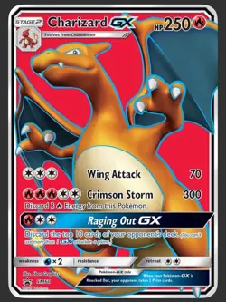 Charizard GX - SM60 - Black Star Promo - Pokemon TCG - MP - HOLO - Image 1