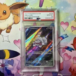 Pokemon Greavard 214/198 SV01: Scarlet & Violet Base Set Holo PSA 10 GEM - Image 1