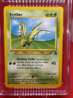CGC 9 MINT Scyther 2000 Black Star Promos 45 Pokemon League Pokemon TCG - Image 2
