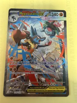 Pokemon Mega Lucario EX SAR 179 Full Art Ultra Rare Mega Evolution English - Image 1