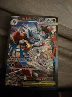 Pokemon Mega Lucario EX SAR 179 Full Art Ultra Rare Mega Evolution English - Image 2