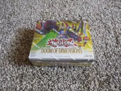YU-GI-OH! DOOM OF DIMENSIONS BOOSTER BOX FACTORY SEALED - Image 1