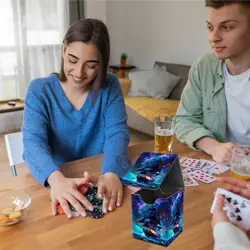 Card Deck Box for Trading Cards, MTG Commander Deck Box Fits 100+ Single Sleeved - Image 4