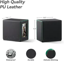 Card Deck Box for MTG Commander - Patented Design, Commander Display, Fits 100 D - Image 4