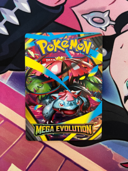 Pokemon TCG | Mega Venusaur | Build & Battle Trainer Tips Card | Mega Evolution - Image 1