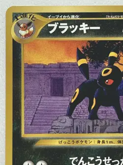 Umbreon NO.197 Pokemon card Japanese Nintendo VERY RARE - Image 2