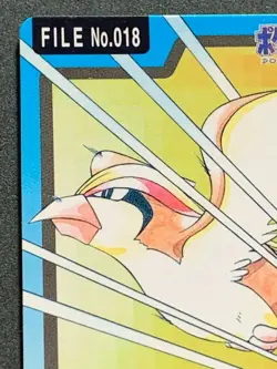 Pidgeot NO.018 Carddass Pokemon card Japanese BANDAI Nintendo VERY RARE - Image 2