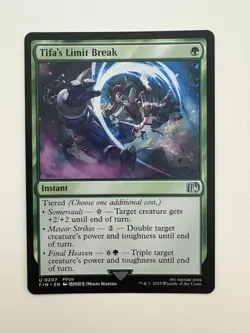 Tifa’s Limit Break MTG Magic the Gathering Card NM Near Mint FIN - Image 1