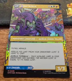 NORMAN OSBORN GREEN GOBLIN Borderless Foil - Spider-Man MTG Magic - Image 4