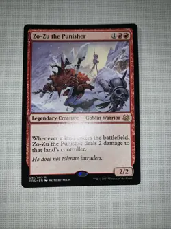 Zo-Zu the Punisher DD Mind vs Might LP/Pl Rare MTG Magic the Gathering - Image 2