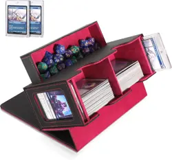 MTG Deck Box, MTG Commander Card Deck Box with Commander Display, Fits 250+ Sing - Image 1