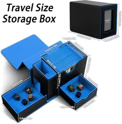 MTG Deck Box for Commander Display with Dice Tower, Fits 100 Double Sleeved Card - Image 3