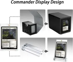 MTG Deck Box for Commander Display with Dice Tower, Fits 100 Double Sleeved Card - Image 5