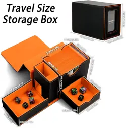 MTG Deck Box for Commander Display with Dice Tower, Fits 100 Double Sleeved Card - Image 3