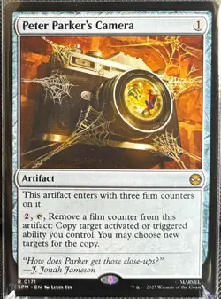 MTG Marvel’s Spider-Man Peter Parker's Camera (Rare) - Image 1