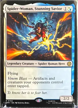 MTG Marvel Spectacular Spider-Woman, Stunning Savior (Rare) - Image 1