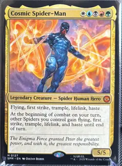 MTG Marvel's Spider-Man Cosmic Spider-Man (Mythic) - Image 1