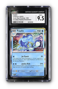 POKEMON Palafin - 036 036 Sv: Scarlet & Violet Promo Cards Holo CGC 9.5 - Image 1