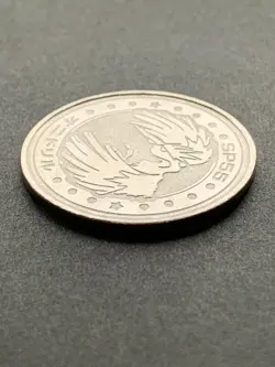 Fearow SP55 medal coin Pokemon Japanese Pokemon Meiji Juice NINTENDO Very Rare - Image 3