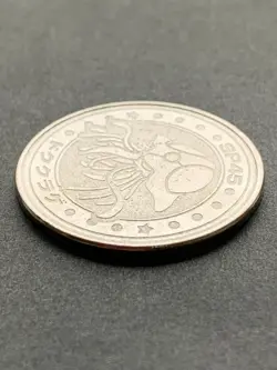 Tentacruel SP45 medal coin Pokemon Japanese Pokemon Meiji Juice NINTENDO Rare - Image 3