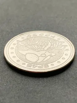 Tentacruel SP45 medal coin Pokemon Japanese Pokemon Meiji Juice NINTENDO Rare - Image 4