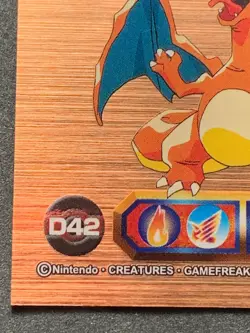 Charizard D42 SUPER DX Amada Pokemon Sticker Seal Japanese NINTENDO RARE - Image 5