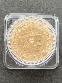 Charizard NO.006 Pokemon Battle Coin Medal 1997 Japan Pokemon Rare Nintendo Gold - Image 2
