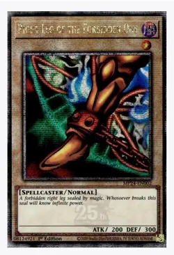 Right Leg Of The Forbidden One Quarter Century Secret Rare MP24-EN002 Yugioh - Image 4