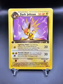 PL - Dark Jolteon - 38/82 - 1st Edition - Team Rocket - Pokemon Card - Image 1