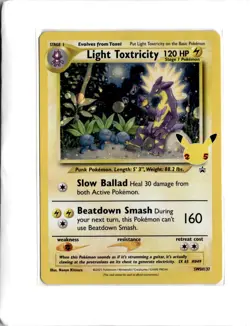 Pokemon TCG Light Toxtricity SWSH: Sword & Shield Promo Card SWSH137 - Image 1
