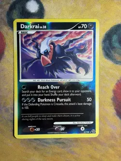 Darkrai 3/106 Great Encounters Reverse Holo Pokemon TCG 2008 Card LP - Image 2
