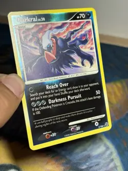 Darkrai 3/106 Great Encounters Reverse Holo Pokemon TCG 2008 Card LP - Image 4