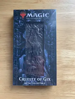 Magic the Gathering MTG Limited Edition Cruelty of Gix Metal Collectible - Image 1