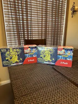 Pokemon Surging Sparks Elite Trainer Box with Booster Bundle 2-Pack, Costco X2 - Image 1