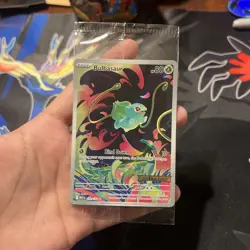 Pokemon Mega Evolution Bulbasaur 133/132 Stamped Promo Illustration SEALED - Image 1
